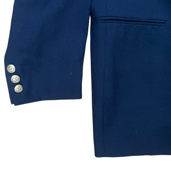 🧥 Givenchy Paris Black Wool Blazer Tailored Classic Designer Jacket Size 42L - Picture 4 of 6